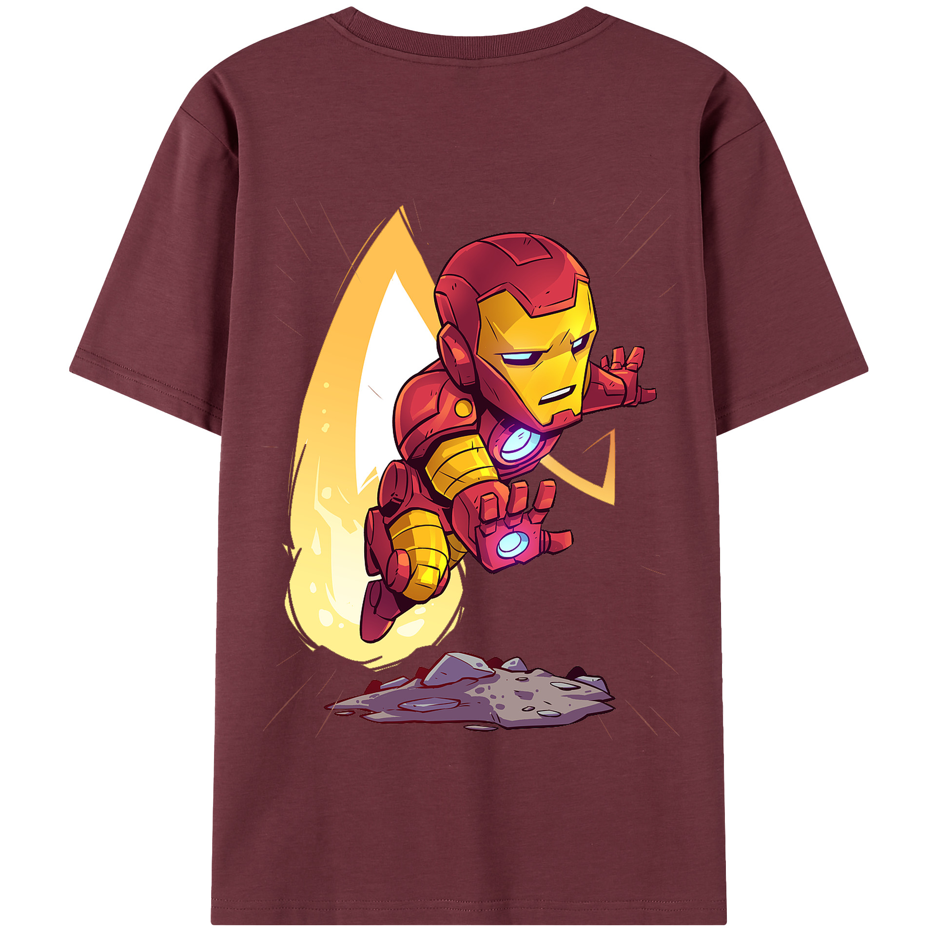 （画像用） アベンジャーズ The Avengers 綿100％半袖Tシャツ（背面プリント）